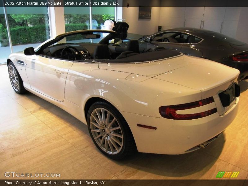 Stratus White / Obsidian Black 2009 Aston Martin DB9 Volante