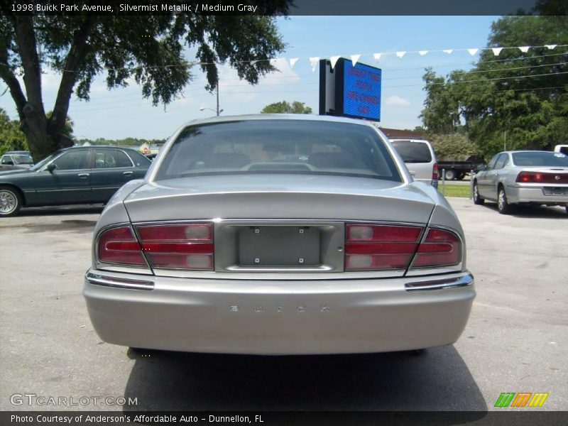 Silvermist Metallic / Medium Gray 1998 Buick Park Avenue