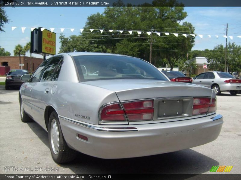 Silvermist Metallic / Medium Gray 1998 Buick Park Avenue