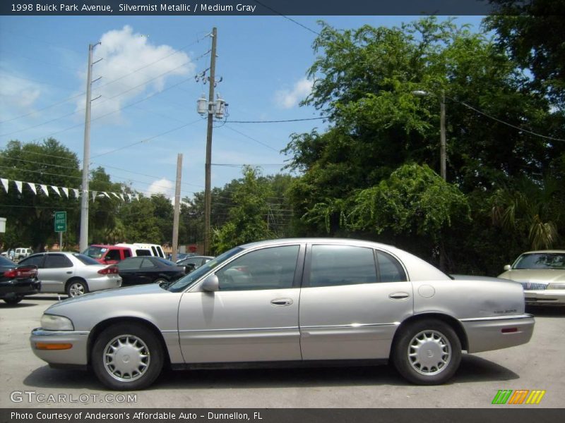Silvermist Metallic / Medium Gray 1998 Buick Park Avenue