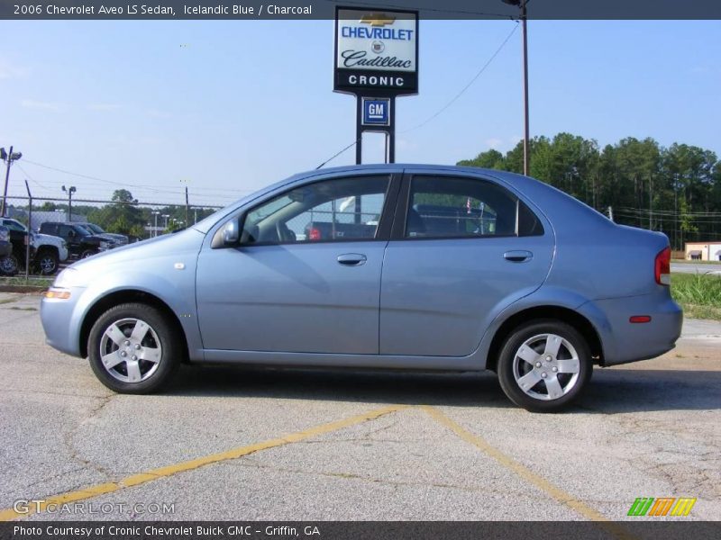 Icelandic Blue / Charcoal 2006 Chevrolet Aveo LS Sedan