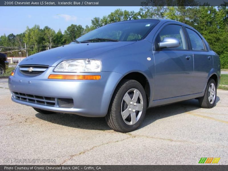 Icelandic Blue / Charcoal 2006 Chevrolet Aveo LS Sedan