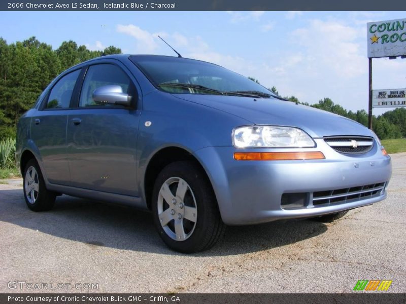 Icelandic Blue / Charcoal 2006 Chevrolet Aveo LS Sedan