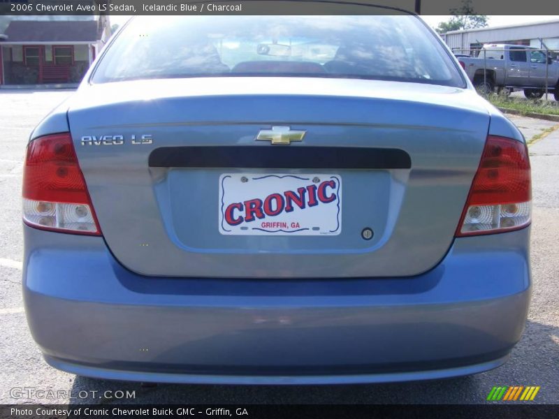 Icelandic Blue / Charcoal 2006 Chevrolet Aveo LS Sedan
