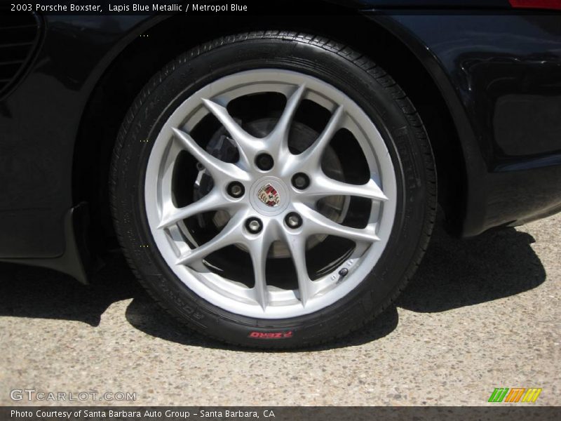 Lapis Blue Metallic / Metropol Blue 2003 Porsche Boxster