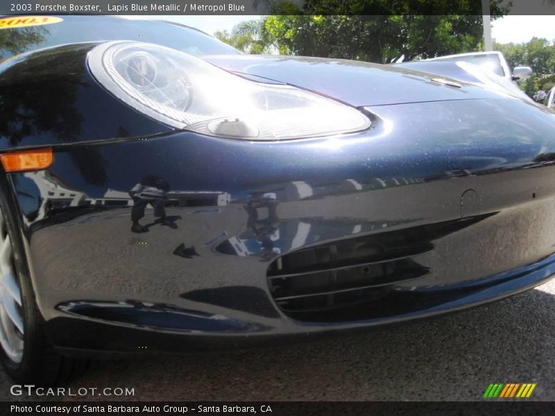 Lapis Blue Metallic / Metropol Blue 2003 Porsche Boxster