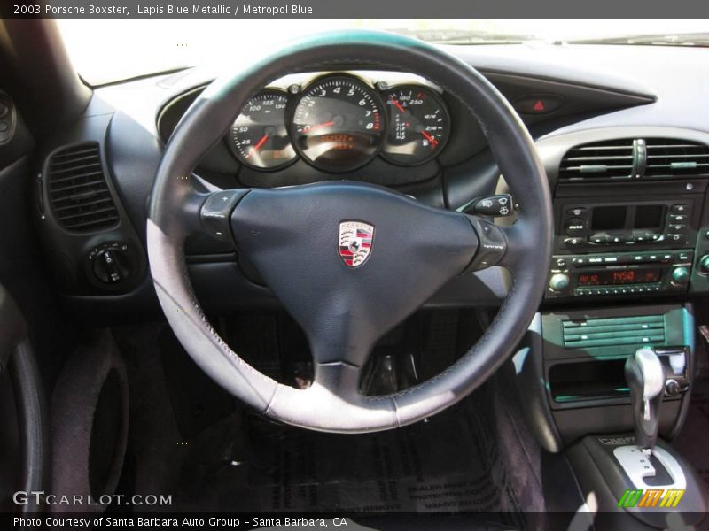 Lapis Blue Metallic / Metropol Blue 2003 Porsche Boxster