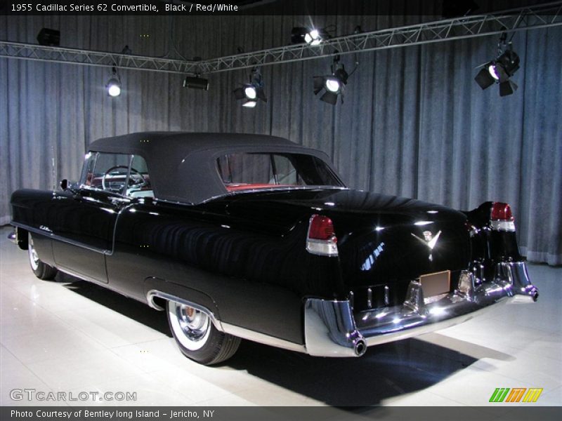 Black / Red/White 1955 Cadillac Series 62 Convertible