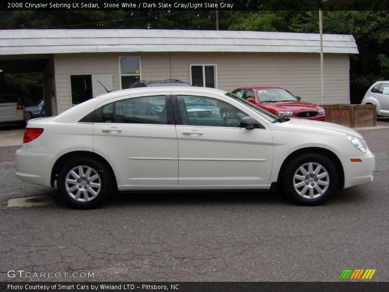 Stone White / Dark Slate Gray/Light Slate Gray 2008 Chrysler Sebring LX Sedan