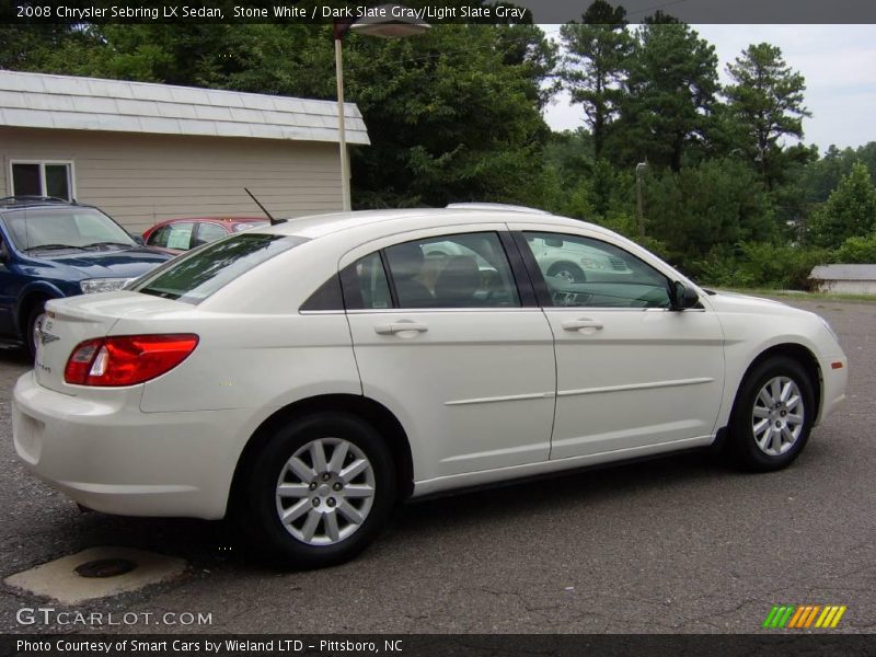 Stone White / Dark Slate Gray/Light Slate Gray 2008 Chrysler Sebring LX Sedan