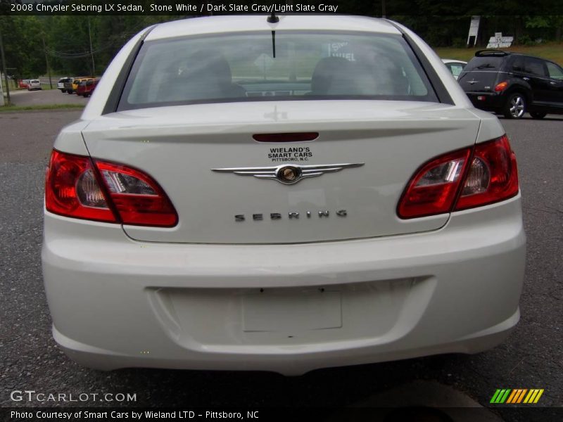 Stone White / Dark Slate Gray/Light Slate Gray 2008 Chrysler Sebring LX Sedan