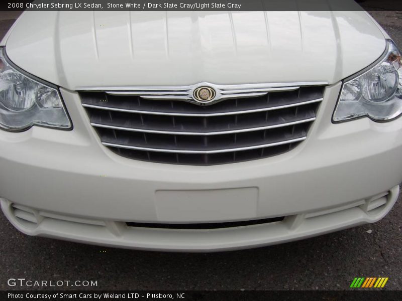 Stone White / Dark Slate Gray/Light Slate Gray 2008 Chrysler Sebring LX Sedan