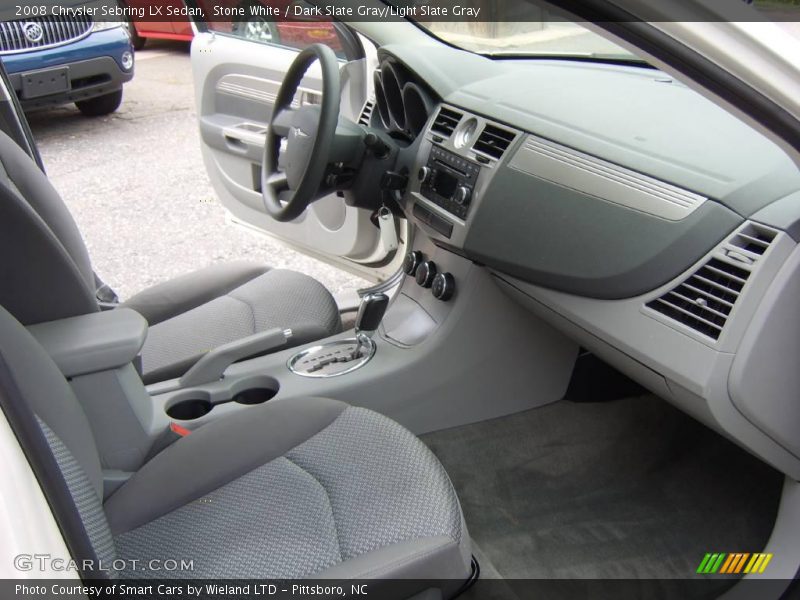 Stone White / Dark Slate Gray/Light Slate Gray 2008 Chrysler Sebring LX Sedan
