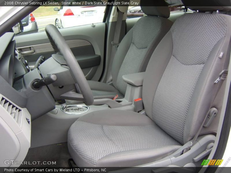 Stone White / Dark Slate Gray/Light Slate Gray 2008 Chrysler Sebring LX Sedan