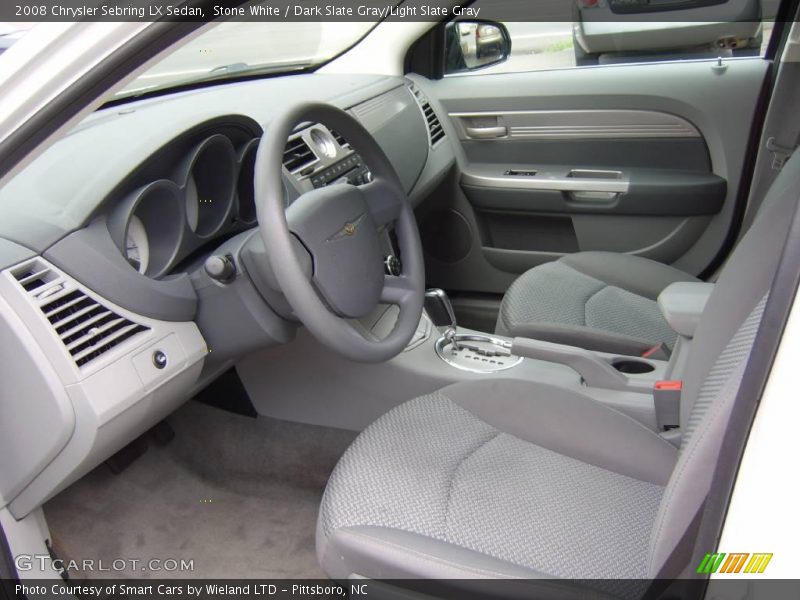 Stone White / Dark Slate Gray/Light Slate Gray 2008 Chrysler Sebring LX Sedan