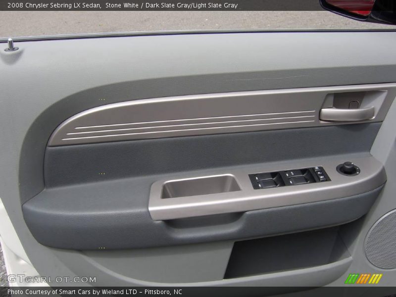 Stone White / Dark Slate Gray/Light Slate Gray 2008 Chrysler Sebring LX Sedan