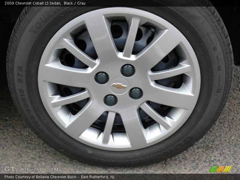 Black / Gray 2009 Chevrolet Cobalt LS Sedan