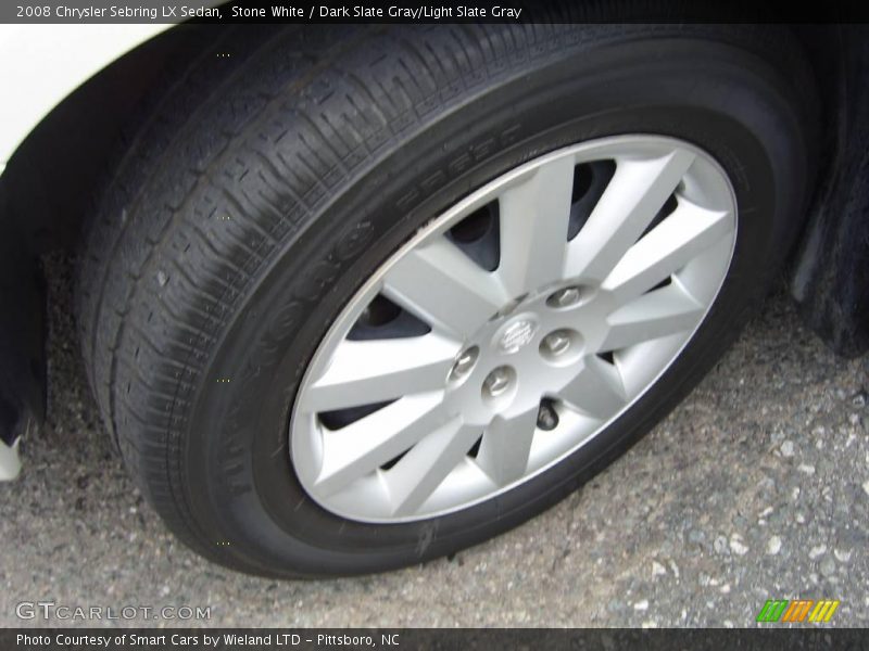Stone White / Dark Slate Gray/Light Slate Gray 2008 Chrysler Sebring LX Sedan