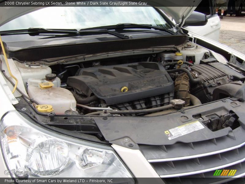 Stone White / Dark Slate Gray/Light Slate Gray 2008 Chrysler Sebring LX Sedan