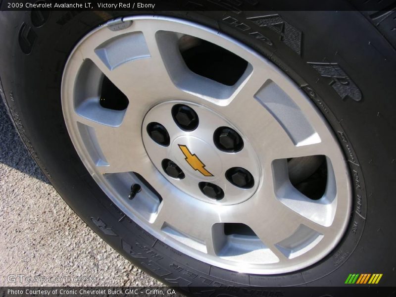 Victory Red / Ebony 2009 Chevrolet Avalanche LT