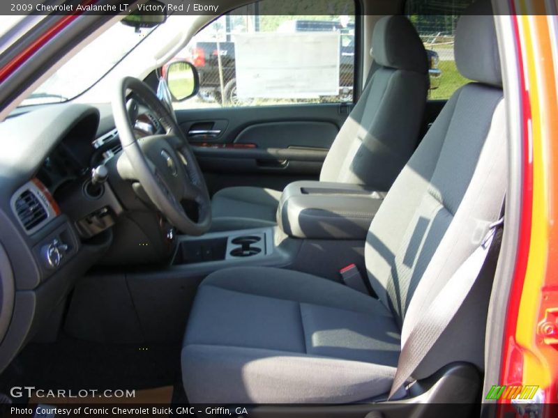 Victory Red / Ebony 2009 Chevrolet Avalanche LT