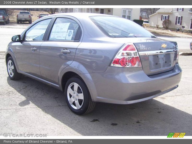 Medium Gray Metallic / Charcoal 2008 Chevrolet Aveo LT Sedan