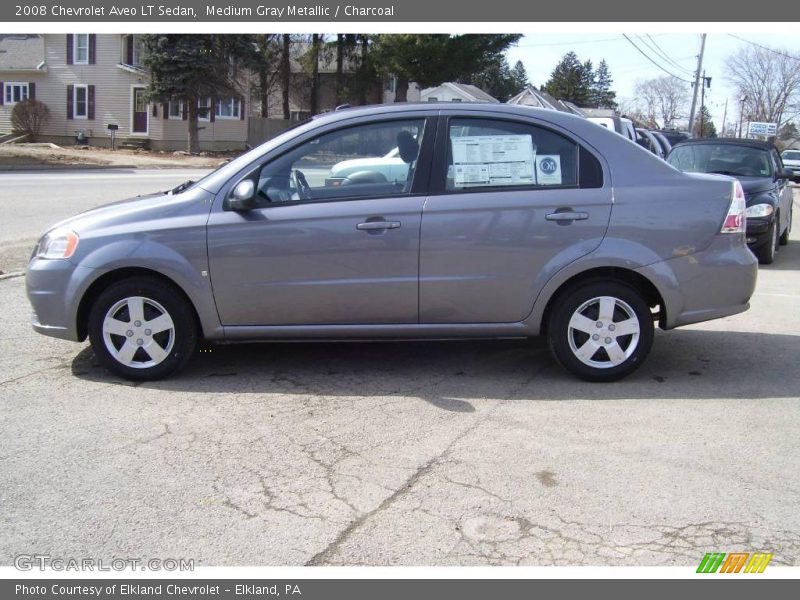 Medium Gray Metallic / Charcoal 2008 Chevrolet Aveo LT Sedan