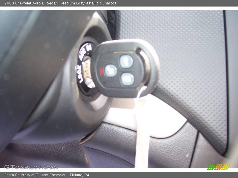 Medium Gray Metallic / Charcoal 2008 Chevrolet Aveo LT Sedan