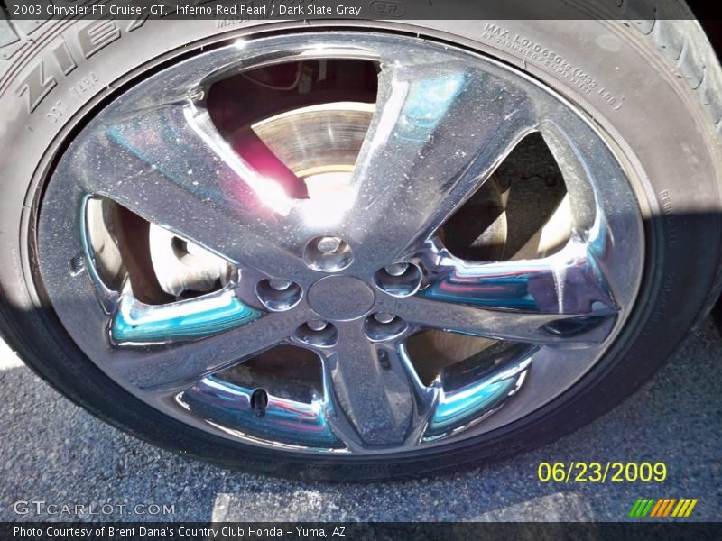 Inferno Red Pearl / Dark Slate Gray 2003 Chrysler PT Cruiser GT