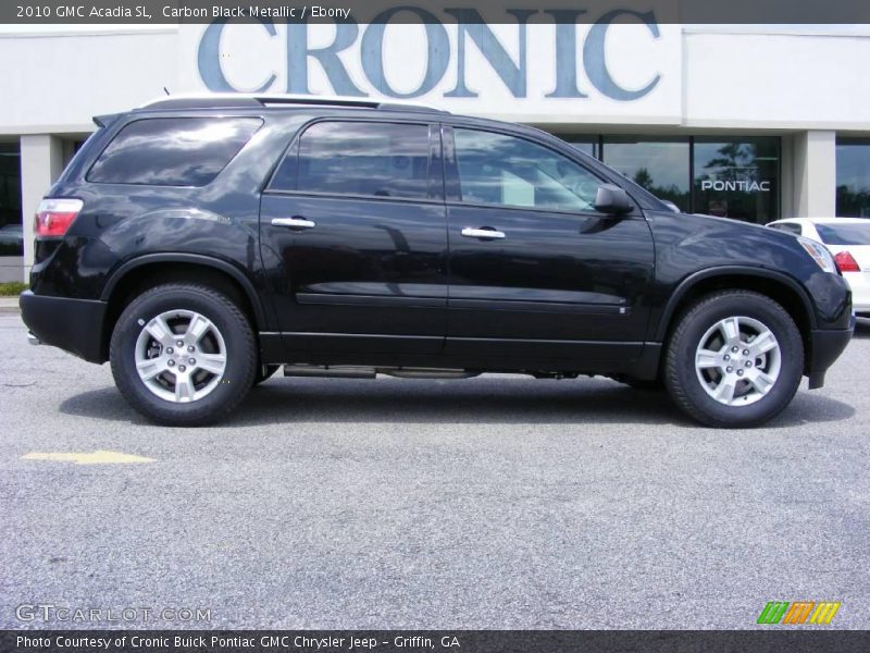 Carbon Black Metallic / Ebony 2010 GMC Acadia SL