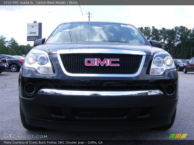 Carbon Black Metallic / Ebony 2010 GMC Acadia SL
