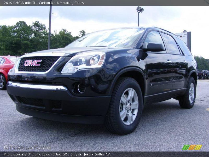 Carbon Black Metallic / Ebony 2010 GMC Acadia SL