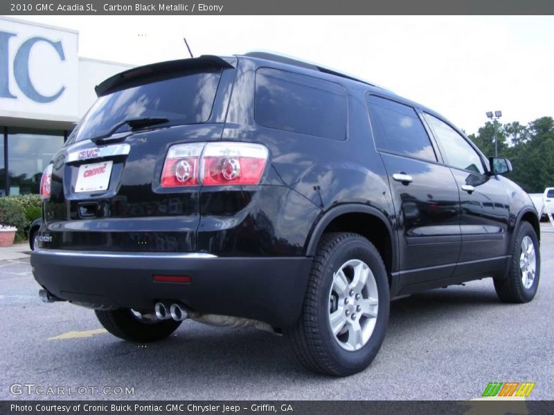 Carbon Black Metallic / Ebony 2010 GMC Acadia SL