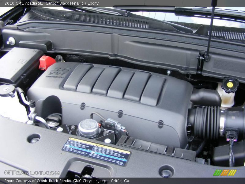 Carbon Black Metallic / Ebony 2010 GMC Acadia SL