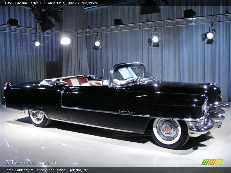 Black / Red/White 1955 Cadillac Series 62 Convertible