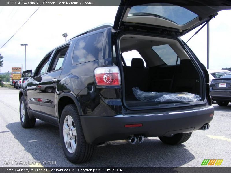 Carbon Black Metallic / Ebony 2010 GMC Acadia SL