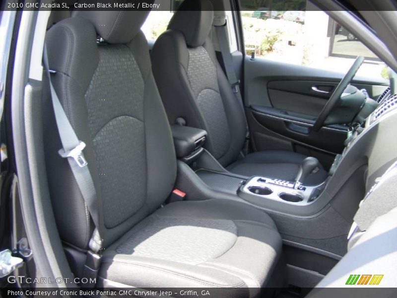 Carbon Black Metallic / Ebony 2010 GMC Acadia SL