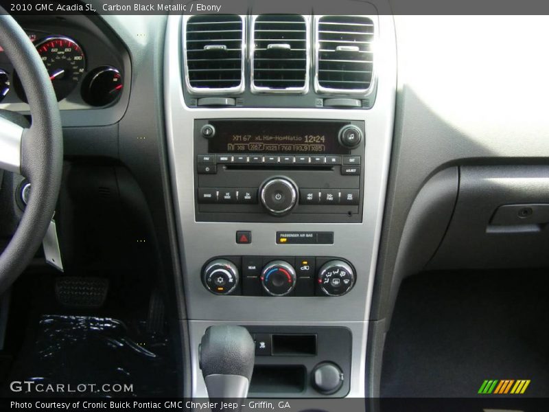 Carbon Black Metallic / Ebony 2010 GMC Acadia SL
