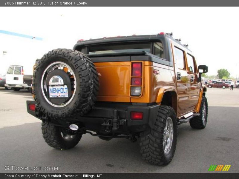 Fusion Orange / Ebony 2006 Hummer H2 SUT