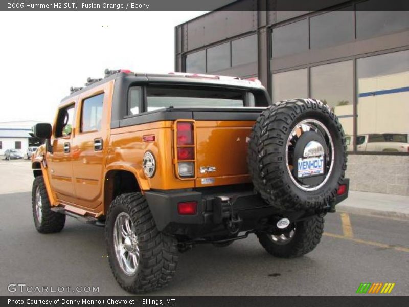 Fusion Orange / Ebony 2006 Hummer H2 SUT