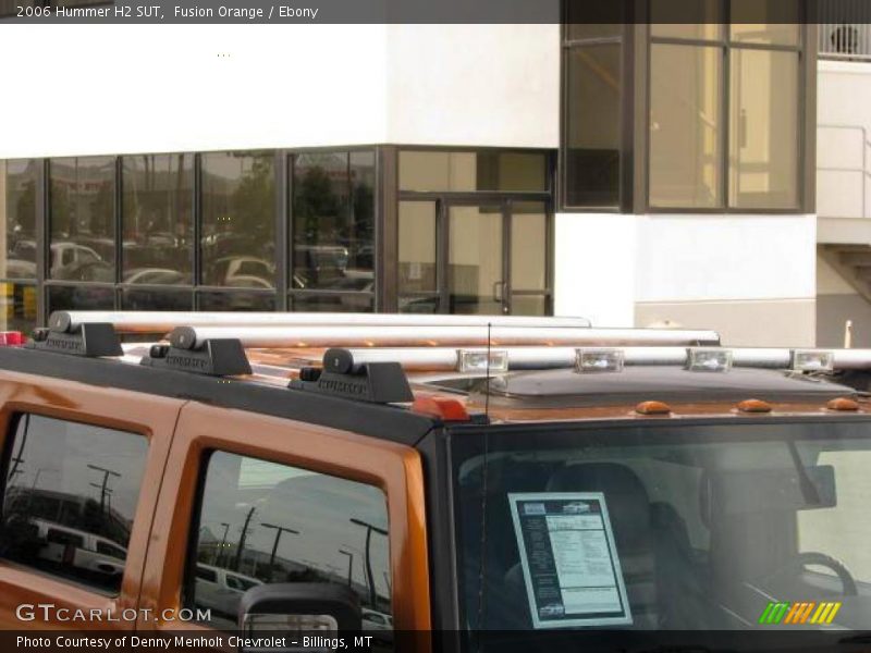 Fusion Orange / Ebony 2006 Hummer H2 SUT