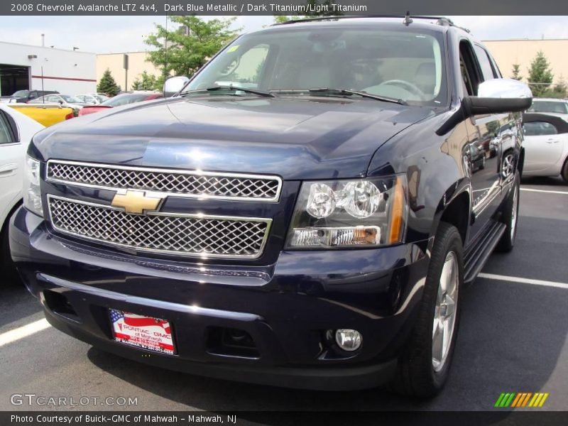 Dark Blue Metallic / Dark Titanium/Light Titanium 2008 Chevrolet Avalanche LTZ 4x4