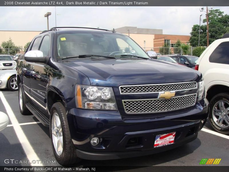 Dark Blue Metallic / Dark Titanium/Light Titanium 2008 Chevrolet Avalanche LTZ 4x4