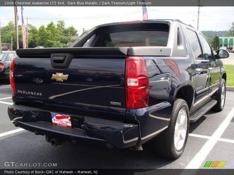 Dark Blue Metallic / Dark Titanium/Light Titanium 2008 Chevrolet Avalanche LTZ 4x4