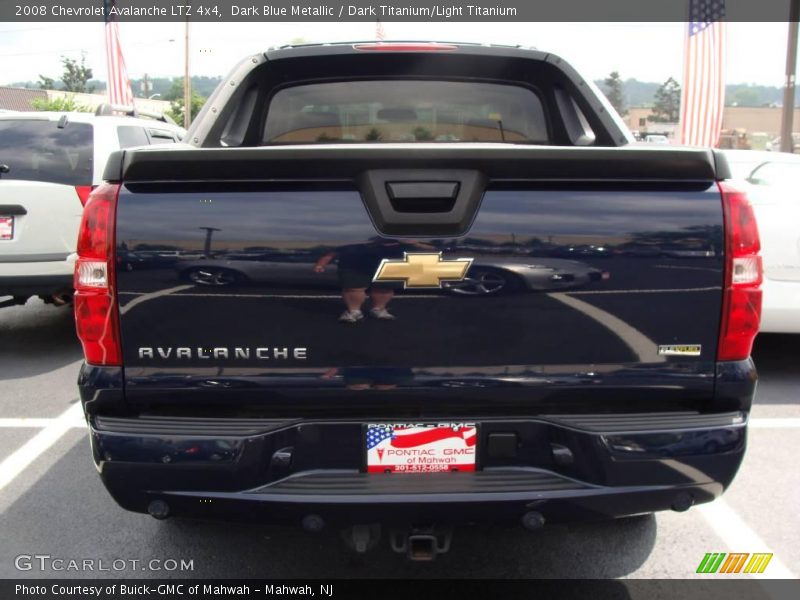 Dark Blue Metallic / Dark Titanium/Light Titanium 2008 Chevrolet Avalanche LTZ 4x4