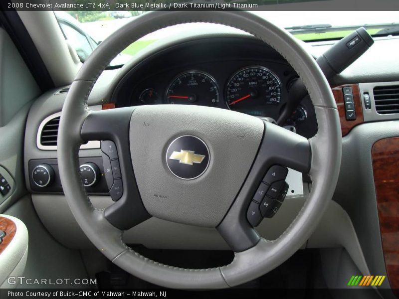 Dark Blue Metallic / Dark Titanium/Light Titanium 2008 Chevrolet Avalanche LTZ 4x4