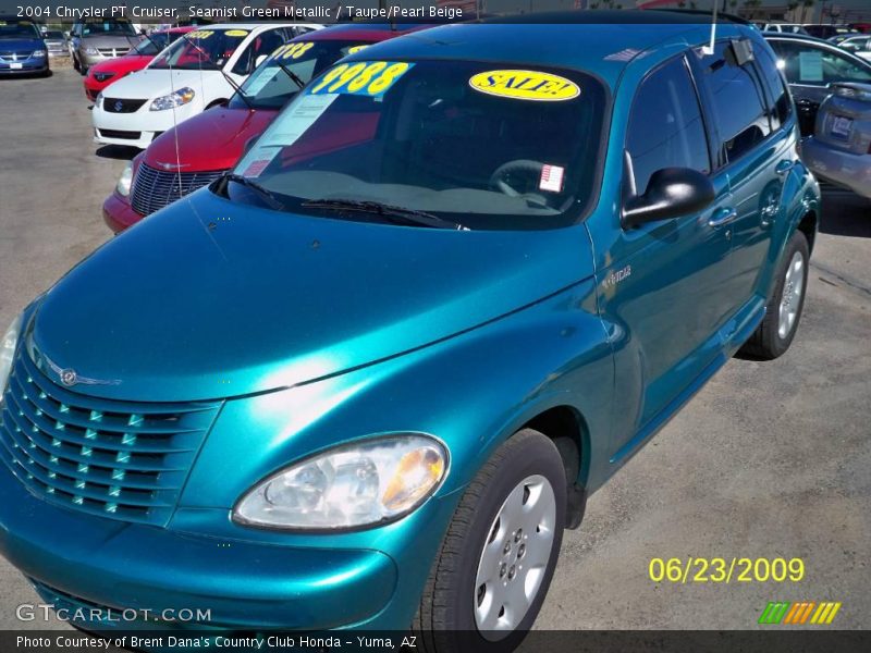Seamist Green Metallic / Taupe/Pearl Beige 2004 Chrysler PT Cruiser