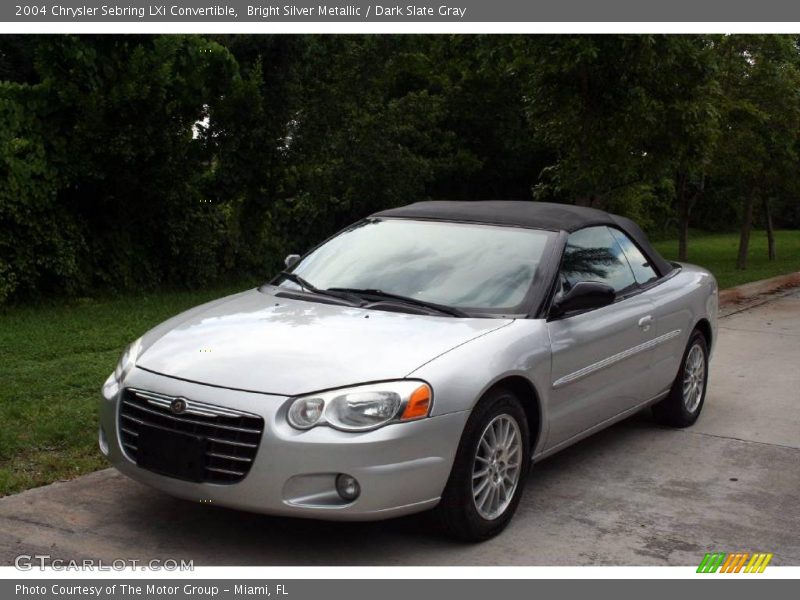Bright Silver Metallic / Dark Slate Gray 2004 Chrysler Sebring LXi Convertible