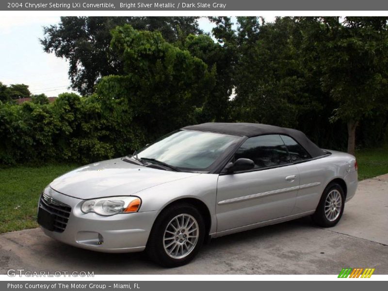 Bright Silver Metallic / Dark Slate Gray 2004 Chrysler Sebring LXi Convertible