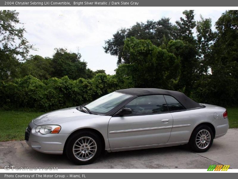 Bright Silver Metallic / Dark Slate Gray 2004 Chrysler Sebring LXi Convertible